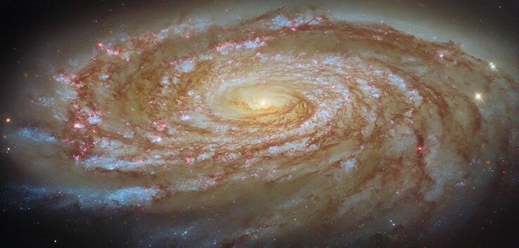 Uma imagem tirada pelo Telescópio Espacial Hubble mostrando M88.