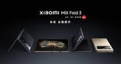 O Mix Fold 3 (Fonte: Xiaomi)