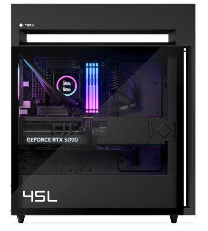 HP Omen Max 45L: Parte interna. (Fonte da imagem: HP)