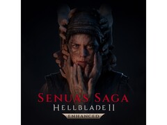 Uma imagem promocional do videogame Senua's Sacrifice: Hellblade II com a arte da protagonista Senua. (Fonte da imagem: @NinjaTheory on X)