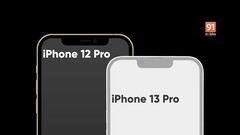 A comparação garante: O entalhe deve diminuir em 2021, não apenas no iPhone 13 mas também no iPhone 13 Pro (Fonte de imagem: 91Mobiles)