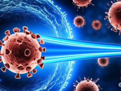 Uma imagem que mostra o processo de triagem optogenética (Fonte da imagem: imagem gerada por IA)