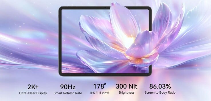 O Link 8 tem um grande painel IPS de 12,7 polegadas (Fonte da imagem: Blackview)