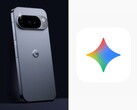 Telefone Google Pixel com câmeras triplas (esquerda) ao lado do logotipo colorido da Gemini AI (direita). (Fonte da imagem: arte não oficial)