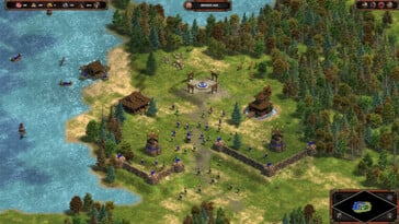 Na foto: Uma captura de tela do jogo Age of Empires: Definitive Edition.