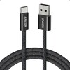 O cabo Anker Zolo USB-A para USB-C (1 m/1,8 m, trançado). (Fonte da imagem: Anker)