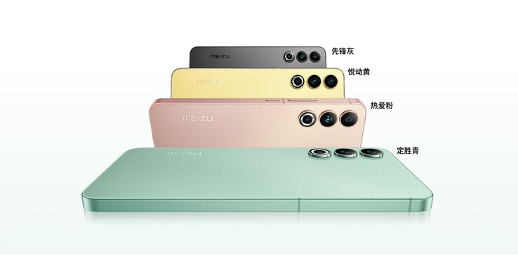 O Meizu 20 vem em 4 cores. (Fonte: Meizu)