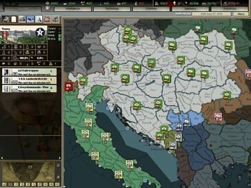 Na imagem: uma captura de tela do jogo “Darkest Hour: A Hearts of Iron Game”.