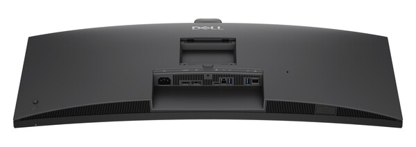 O monitor de conferência com hub USB-C Dell Pro P 34 tem muitas portas graças à sua funcionalidade de hub.