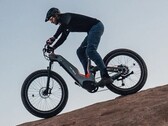 A e-bike Heybike Hero tem um quadro de fibra de carbono com um sistema de suspensão total. (Fonte da imagem: Heybike)