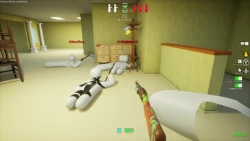 Na imagem: uma captura de tela do jogo Meccha Chameleon.