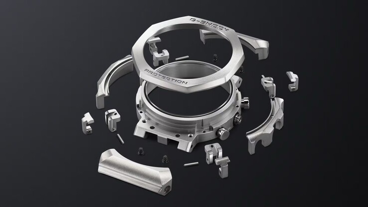 A caixa e a moldura cuidadosamente projetadas são feitas de 27 peças individuais. (Fonte da imagem: Casio)