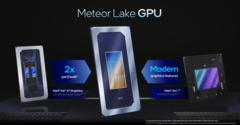 A iGPU Meteor Lake da Intel teve um desempenho muito bom em sua primeira execução no Geekbench (imagem via Intel)