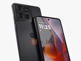 O Moto G75 terá uma tela plana, uma moldura plana e uma parte traseira plana. (Fonte da imagem: 91Mobiles)