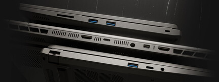 Portas do laptop (Fonte da imagem: Tuxedo)