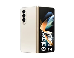 O Galaxy Z Fold4 compartilha muitas dicas de design com seu predecessor. (Fonte da imagem: Evan Blass &amp;amp; 91mobiles)