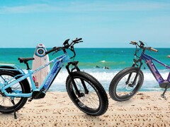 Novas versões limitadas da Califórnia e da Flórida do Himiway Zebra Fat-tire e-bike foram reveladas. (Fonte da imagem: Himiway)