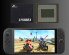 Módulos de memória na foto acima do Nintendo Switch 2 (Fonte da imagem: Nintendo of America, SK Hynix)