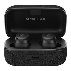 Sennheiser Momentum True Wireless 3 em Preto. (Fonte da imagem: Lufthansa WorldShop)