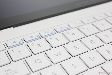 Sublinhados azuis estéticos para as teclas F1 a F4