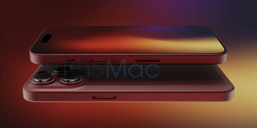 opção de cor vermelha escura do iPhone 15 Pro. (Fonte de imagem: 9to5Mac)