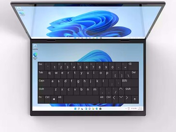 O laptop de 10 polegadas possui um teclado sensível ao toque (Fonte da imagem: Nwnlap)