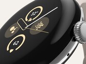 O Pixel Watch 2 em prata com sua pulseira de porcelana (Fonte da imagem: Google)