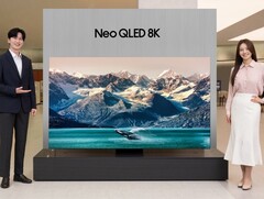 A TV Samsung 2023 Neo QLED 8K QNC900 estará disponível para pré-encomenda na República da Coréia. (Fonte da imagem: Samsung)
