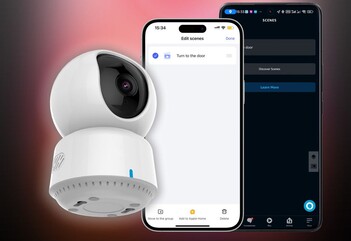 O novo recurso Privacy Mode no aplicativo Aqara faz com que a câmera gire em direção a uma parede ou a qualquer área preferida antes de dormir.