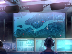 o 911 Operator tem quase 5.500 avaliações, 87% das quais são positivas. Na foto, uma captura de tela oficial do jogo. (Fonte da imagem: Steam)