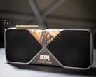 Uma GPU GeForce RTX 5090 com o tema Doom: The Dark Ages está à venda (fonte da imagem: Nvidia)