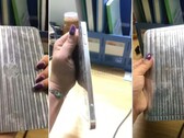 O iPad mini 6 terá luneis muito mais finos do que o modelo atual. (Fonte da imagem: @xleaks7 &amp; Techordo)