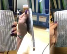O iPad mini 6 terá luneis muito mais finos do que o modelo atual. (Fonte da imagem: @xleaks7 &amp; Techordo)