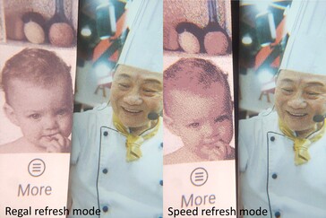 Modos Regal e Speed versus revista.