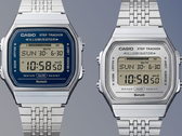 O Casio ABL-100WE-2A (à esquerda) e o ABL-100WE-7A (à direita), na foto.