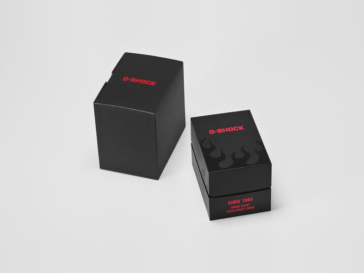 Embalagem do relógio G-Shock Fire Package 2026 da Casio