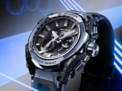 O Casio MTG-B4000B-1A2JF (na foto) apresenta um acabamento IP cinza-azulado. (Fonte da imagem: Casio)