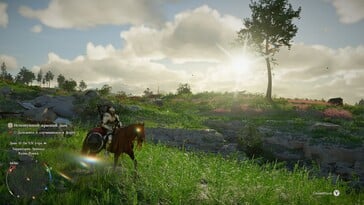 Na imagem: Uma captura de tela do jogo Crimson Desert.