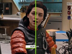 DLSS 5 ligado e desligado em Starfield.