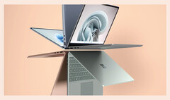 O Microsoft Surface Laptop Go 2 em suas quatro opções de cores. (Fonte de imagem: Microsoft)