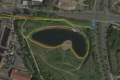 Garmin Edge 500 - Cycling around the pond