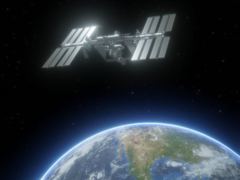 O OCO-3 (foto) na ISS acima da Terra. (Fonte da imagem: NASA)
