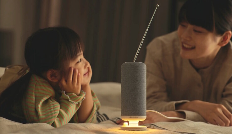 O Crankspeaker pode ser usado como um rádio FM com uma luz de área. (Fonte da imagem: Rhythm)