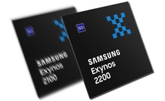 A GPU Samsung Exynos 2200 aparentemente apresentou ganhos de referência impressionantes em relação à sua antecessora. (Fonte da imagem: Samsung - editado)