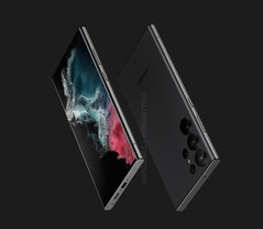 O Galaxy S23 Ultra deverá substituir o Galaxy S22 Ultra no início de 2023. (Fonte de imagem: @OnLeaks & Smartprix)