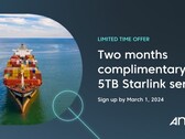 A oferta de Internet Starlink gratuita no valor de US$ 10.000 (imagem: Anuvu)