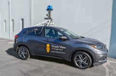 Um carro com câmera do Google Street View (Fonte da imagem: Google)