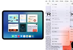 o iPadOS 26 apresenta o novo design Liquid Glass do Apple para o iPad. (Fonte da imagem: Apple)