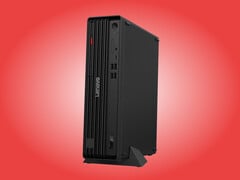 O ThinkCentre M75s Gen 6 apresenta um formato de 8,2 litros.