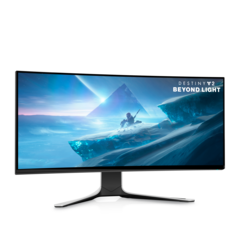 O Monitor de Jogos Alienware 38, um monitor ultravioleta de 144 Hz, é vendido por $1899,99. (Todas as imagens via Alienware)